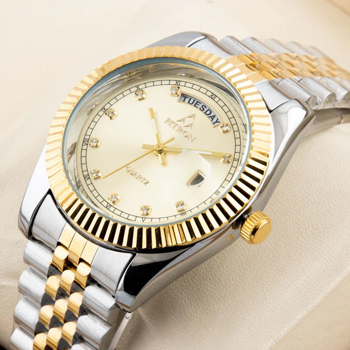 RLX - 2 Tone -Day & Date-Stainless Steel- N3