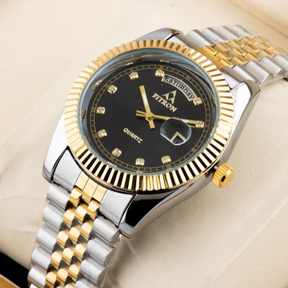 RLX - 2 Tone -Day & Date-Stainless Steel- N3